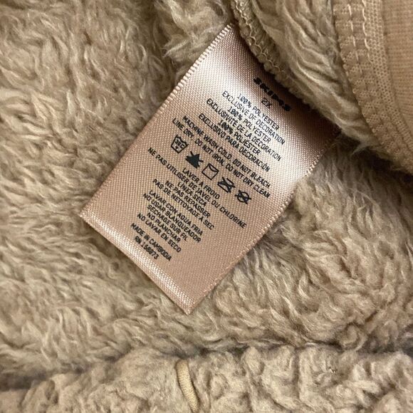 NEW SKIMS Teddy Track Pants Sherpa in Tigers Eye 
2X Wide Leg - Picture 5 of 5